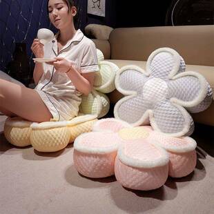 夏卧坐季冰丝花朵垫椅子发座椅飘窗装饰mKd7fAHt抱沙枕靠垫室屁垫