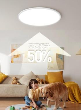 广东中山普瑞超薄1cm客护卧室灯le750d厅眼代简约主现卧房间吸顶