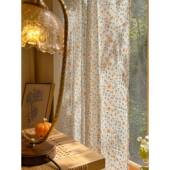 美田园655蕾丝纱帘镂空法复式 古碎花门客厅窗帘厨房帘半帘氛围式