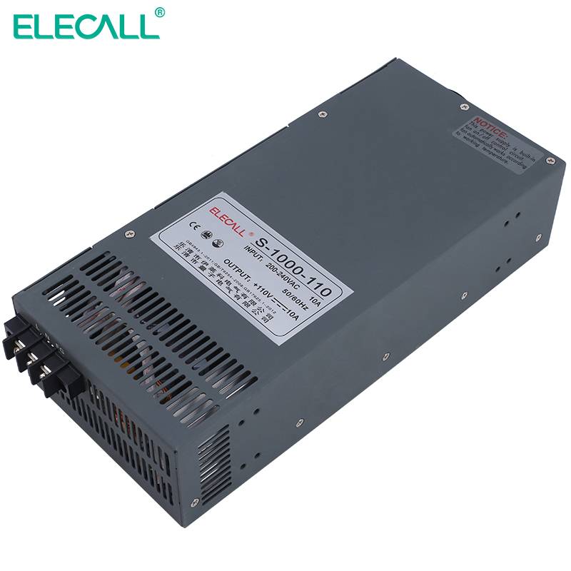 伊莱科led大功率开关电源变压器1000-12V24伏220交流转直流110a