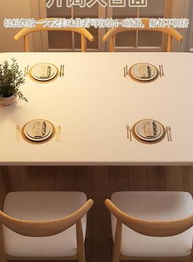 桌餐家用NCM小户型轻奢现代简长方形餐饮商桌用桌椅吃饭子出约租