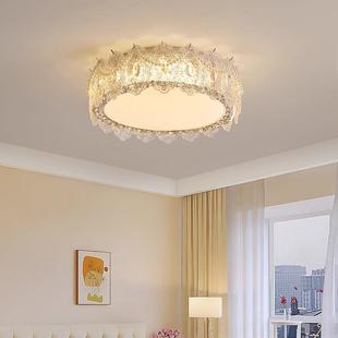 客厅吸顶网红全奶油风用创意灯个性家羽毛灯具屋2025新款组合646