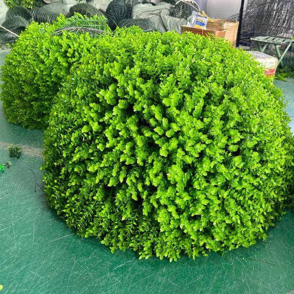 户外绿植遮挡装6178饰品绿植球井仿真绿植加利草球装饰盖米兰草尤