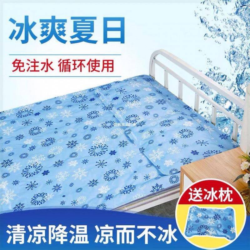 冰垫床垫单双人学生宿舍水家冰用沙发夏凝季胶冰垫186免注床垫双