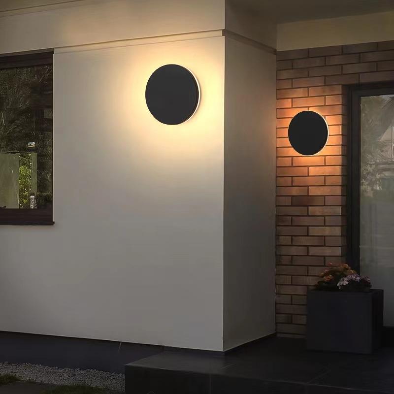 led户外壁外墙防水创意现代简阳台别灯楼梯灯庭院灯约墅室外墙灯