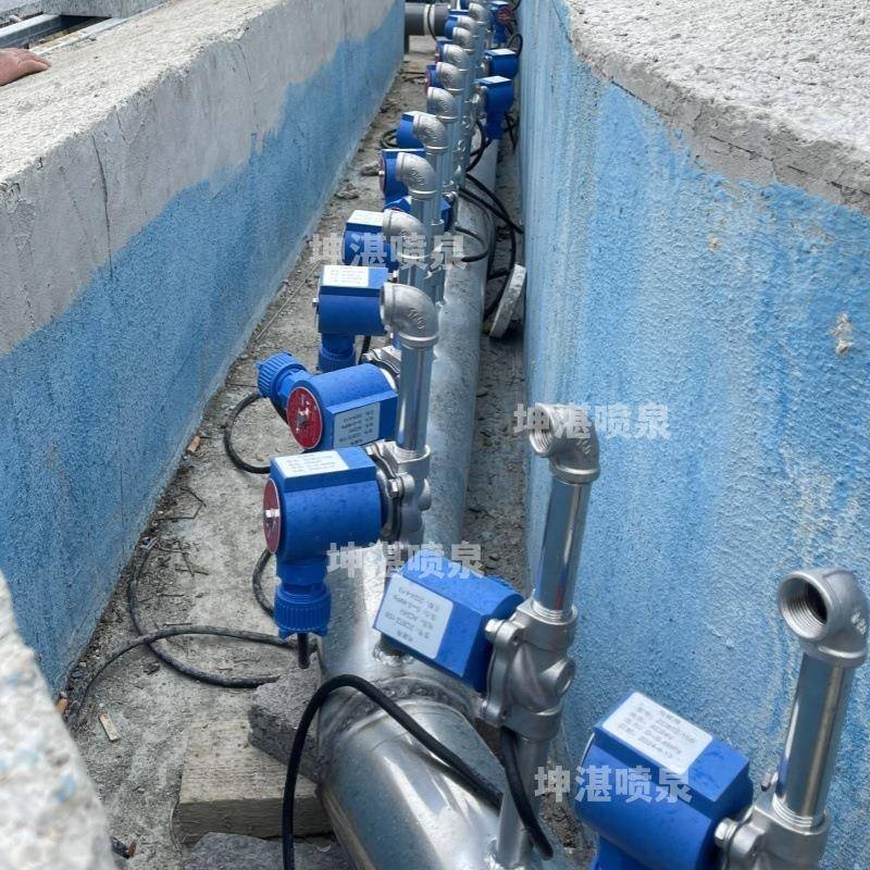 水泉景广场户备660外池涌泉套装景观喷水泵涌泉灯喷头水设全套