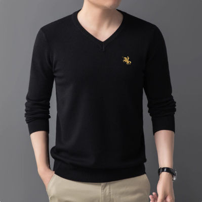 2025秋冬新款圆领情侣长袖毛衣打底衫16