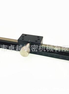 X轴LWX25-L200-2长行程齿轮齿条式燕尾槽型位移平台滑台