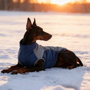 宠物狗狗衣服秋冬保暖羽绒棉服防风加厚金毛柯基马犬法斗专用牵引