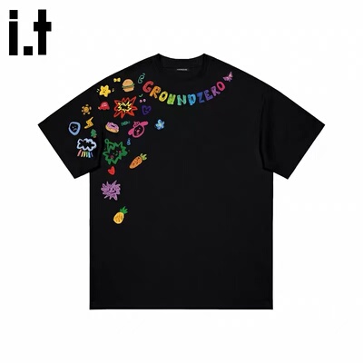 【春夏服饰节】i.t GROUND ZERO美式印花短袖T恤