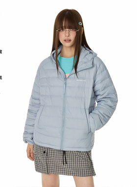 it GROUND ZERO可收纳轻薄排骨羽绒服外套男女款冬季短款2025新款