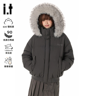 【小乐专享】it GROUNDZERO轻薄2025巨好看的羽绒服男女款冬季