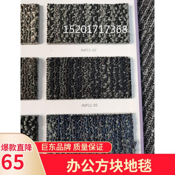 巨东方块满铺地毯 卧室写字楼办公室拼接地毯简约现代家用50*50cm