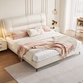 意式 歆甜极简家居电动智能床可调节多功能轻奢1.8m卧室双人大床