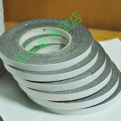 黑色eva双面泡棉海绵防震抗磨擦胶带1.5MM厚2CM宽10米长