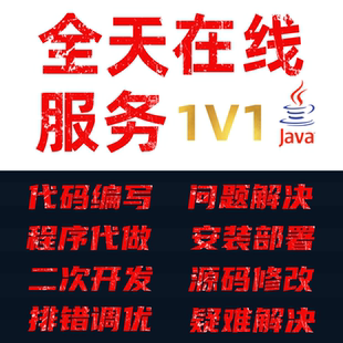 java问题解决代码编写接单程序设计后端开发调试bug修改指导运行