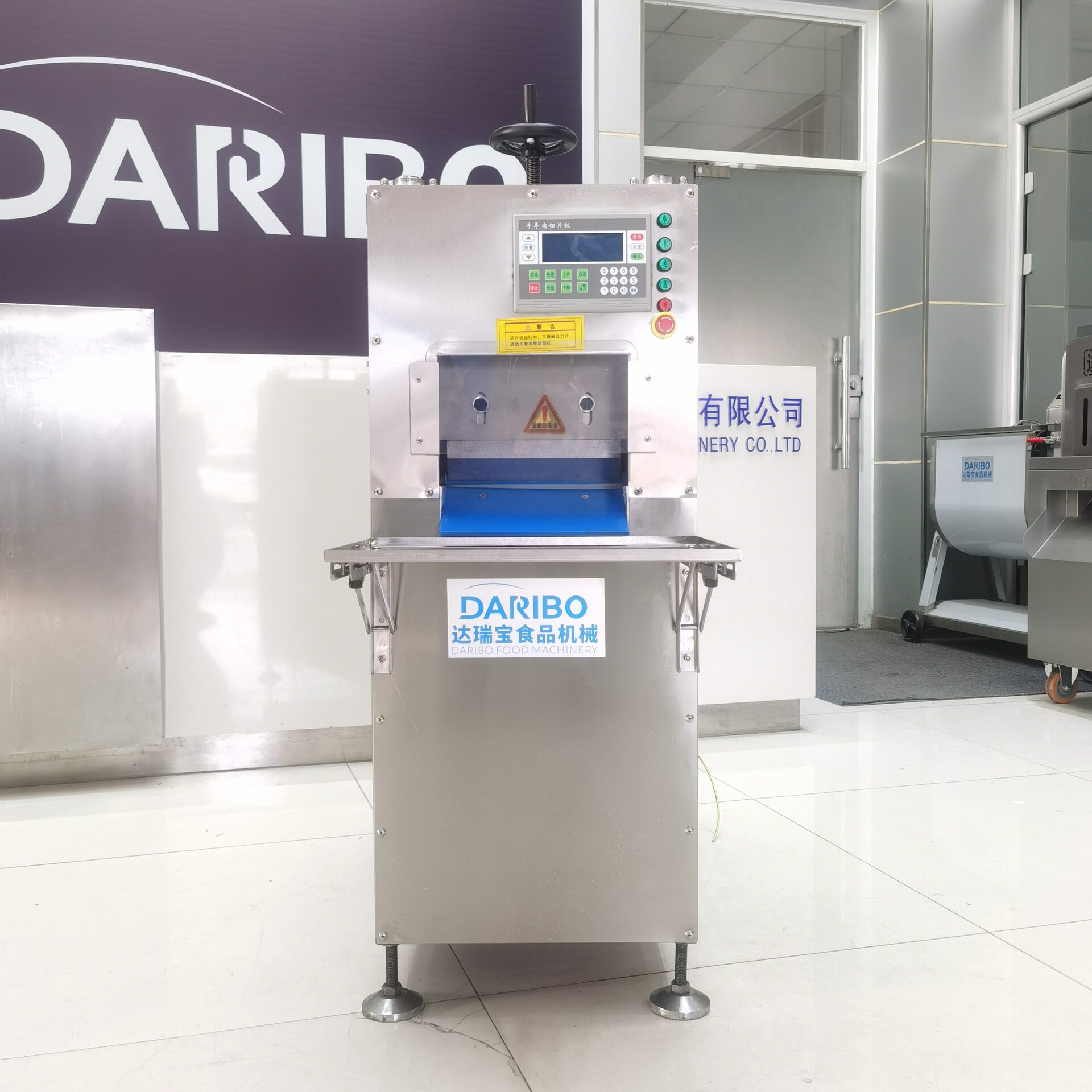 Y数控切片机器切肥牛卷食品级不锈钢材质防水切肉机自动化程度高