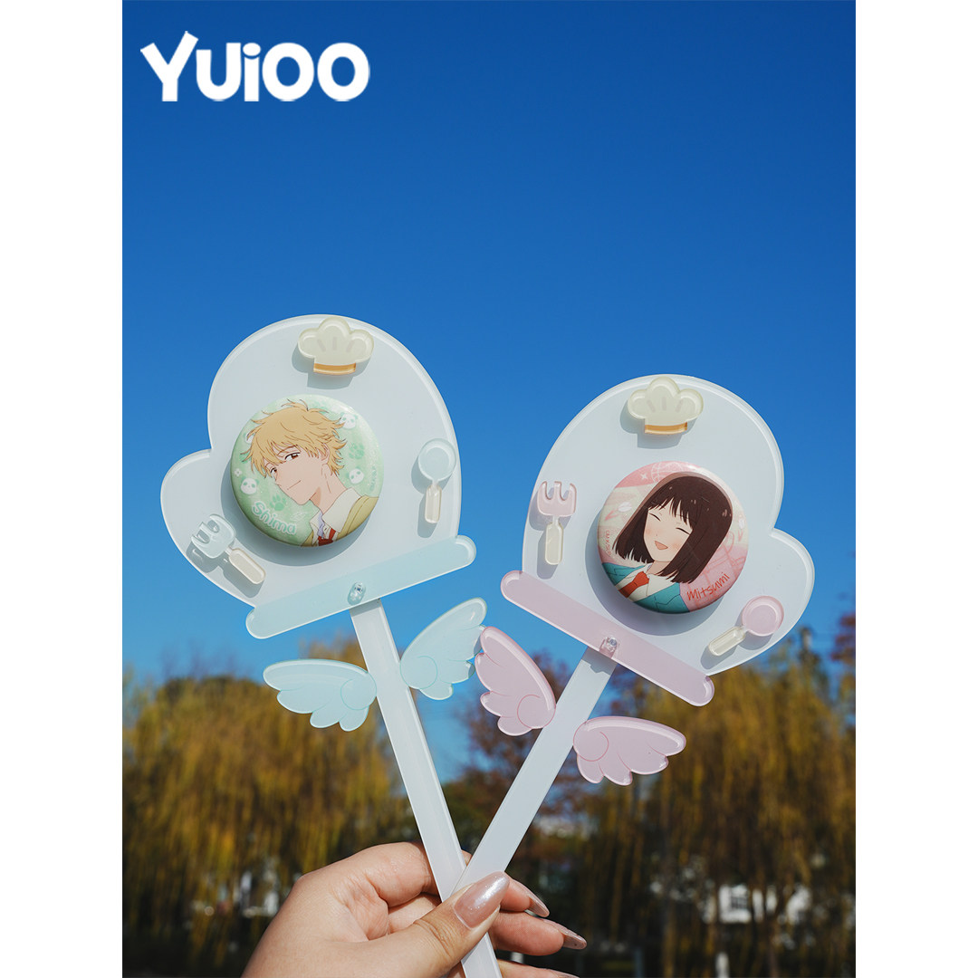 Yuioo原创掌上名”厨“天使打卡棒亚克力治愈系谷美吧唧磁吸,模玩/动漫/周边/娃圈三坑/桌游,谷美,淘宝优惠券,粉丝福利购,淘宝优惠卷