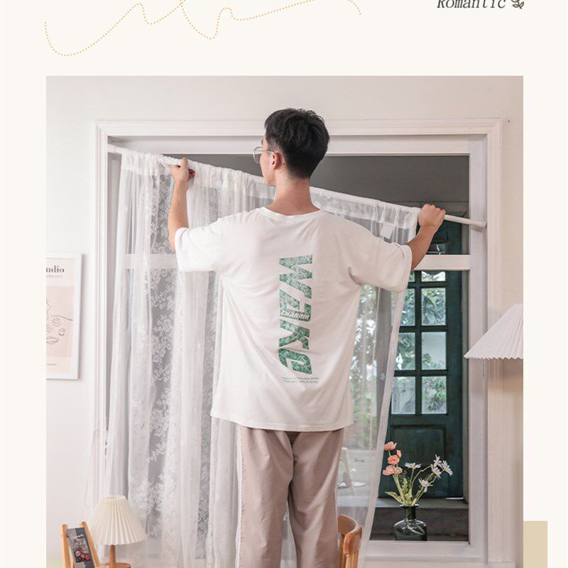 门帘隔断帘防蚊遮挡帘子厨房柜子布帘房间隔离窗帘免打孔王金