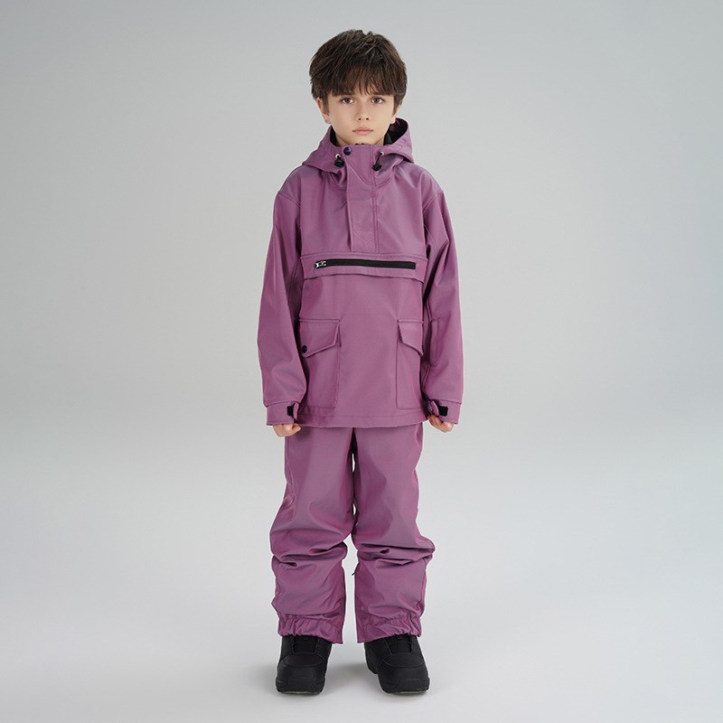 雪怡派儿童滑雪服双板单板滑雪裤男童女童防风防水中大童滑雪装备