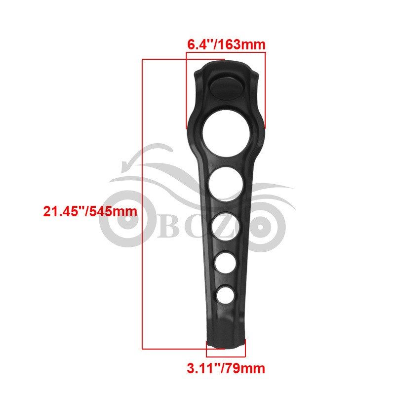 摩托车配件 适用CMX300/500改装黑色油箱保护罩 油箱外壳防护罩