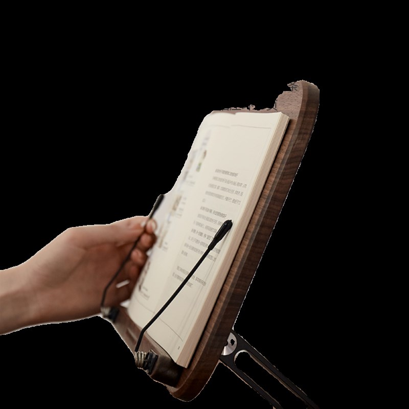 实木质书架阅读架儿童学生书立可升降旋转读书支架多功能看书神器