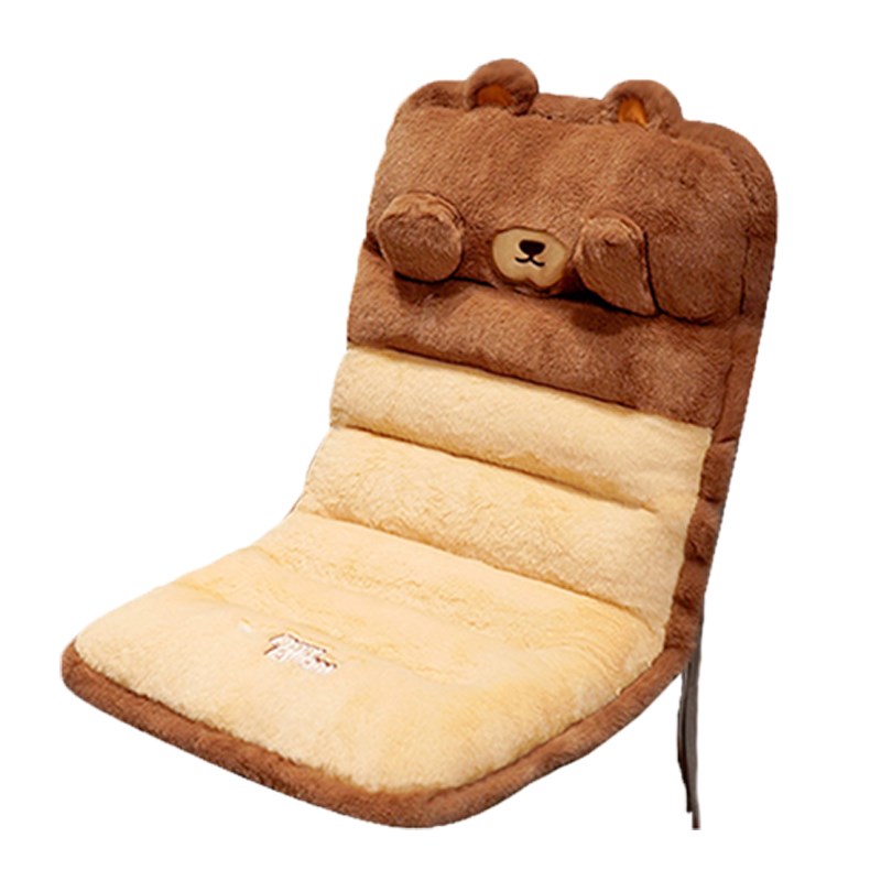 汽车坐垫冬季毛绒加热座垫网红女士车载车座椅垫女神增高保暖车垫