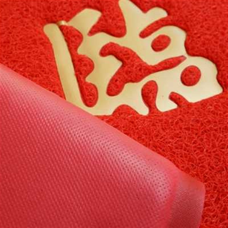 入户地垫进门迎宾地毯灰色塑料门口定制裁剪家用门外丝圈pvc脚垫