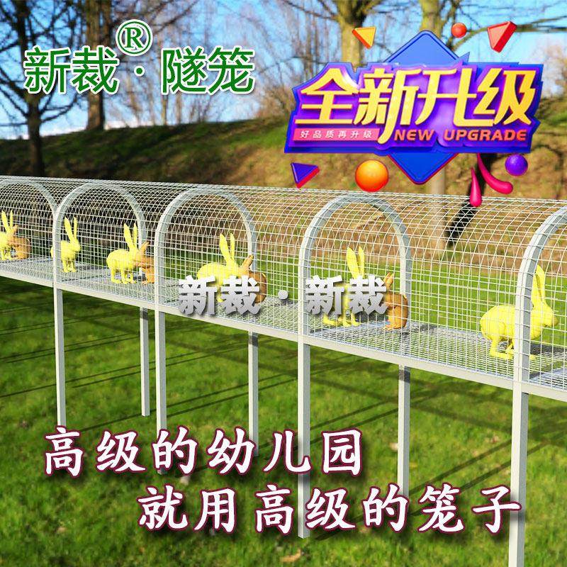 兔笼兔子跑道笼子幼儿园兔隧道笼子农场兔子跑笼观赏笼子电焊网