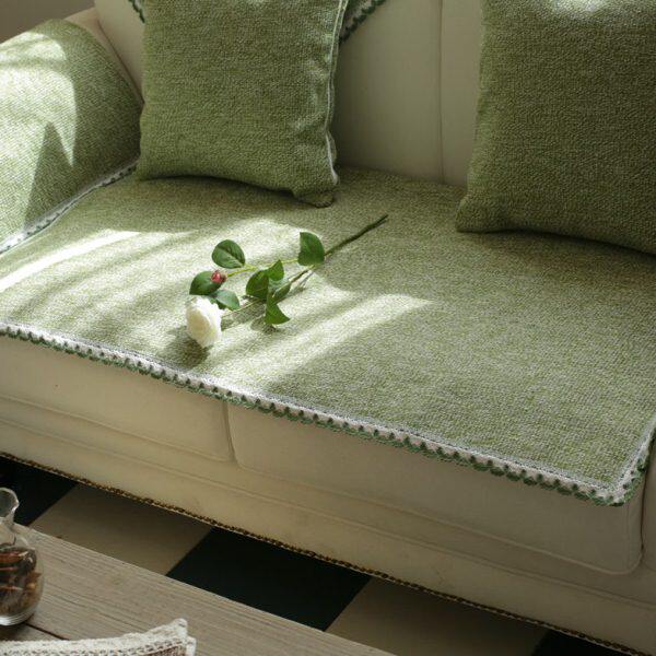 亚麻沙发垫布艺欧式 四季通用防滑简约现代 实木真皮沙发巾套棉麻