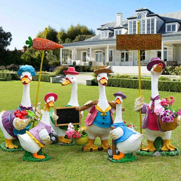 户外卡通鸭子摆件花盆花缸景区庭院动物雕塑幼儿园小区草坪装饰品,家居饰品,户外/庭院摆件,淘宝优惠券,粉丝福利购,淘宝优惠卷