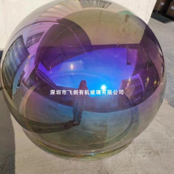 透明亚克力幻彩圆球泡泡反光球镭射球造型灯商场美陈