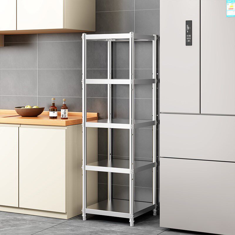 厨房置物架层架落地不锈钢家用烤箱微波炉置物架层距可调锅架菜架,厨房/烹饪用具,微波炉置物架,淘宝优惠券,粉丝福利购,淘宝优惠卷