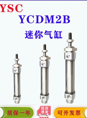 YSC迷你气缸YCDM2B20/25/32/40-25-50-75-100-125-150-175LB200FA