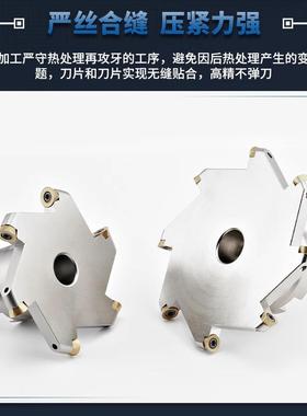圆鼻TR三面刃铣8刀盘T型槽铣刀R34R5MR6RRR1867070圆弧开槽刀盘