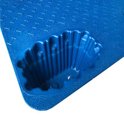 1.2米吹GDN塑叉物流卡周转塑料板空九脚塑胶托盘四面中进地台板