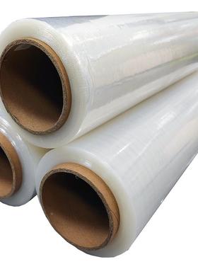 厂家缠绕塑膜快递打包薄膜工膜业料包装拉伸打保包透RGA明鲜膜