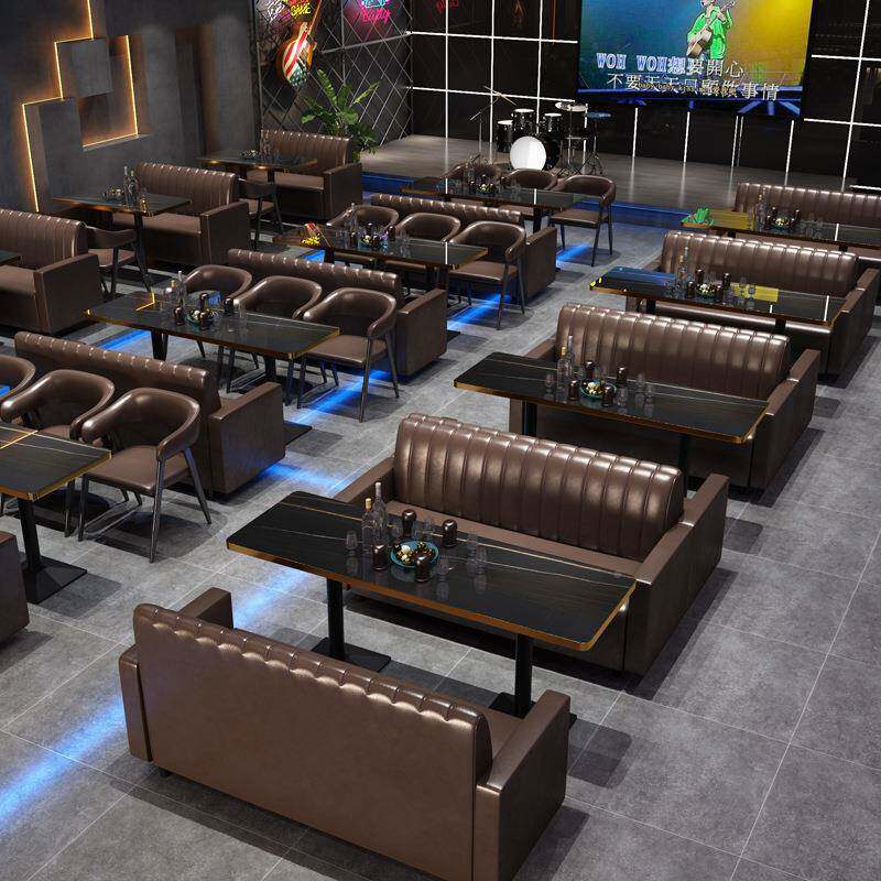 清吧音酒馆咖啡西餐厅桌椅组合古火沙锅乐复烧烤甜品ULB奶茶店卡