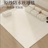 水客防污地毯水晶绒客奶油硅藻简约卧室厅沙发免洗可擦几轻茶奢高