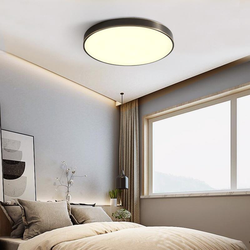 全铜超薄led吸28462顶灯卧室灯书道房过阳台灯式简代约现美灯具三