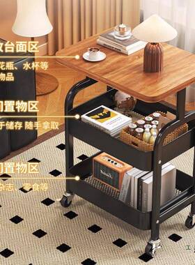 古床移小推车置物架可动沙发边几收中纳F997M56H柜架子边桌子零食