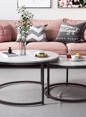 茶几几简约现代小桌子边休44980几圆形矮桌移动小茶几餐桌闲啡角