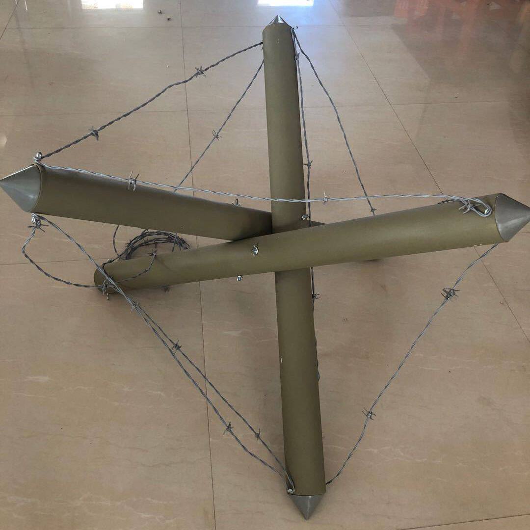 菱形拒马 野外训练 模拟勤作训器材教学用具硬底耐用伸缩专业专用