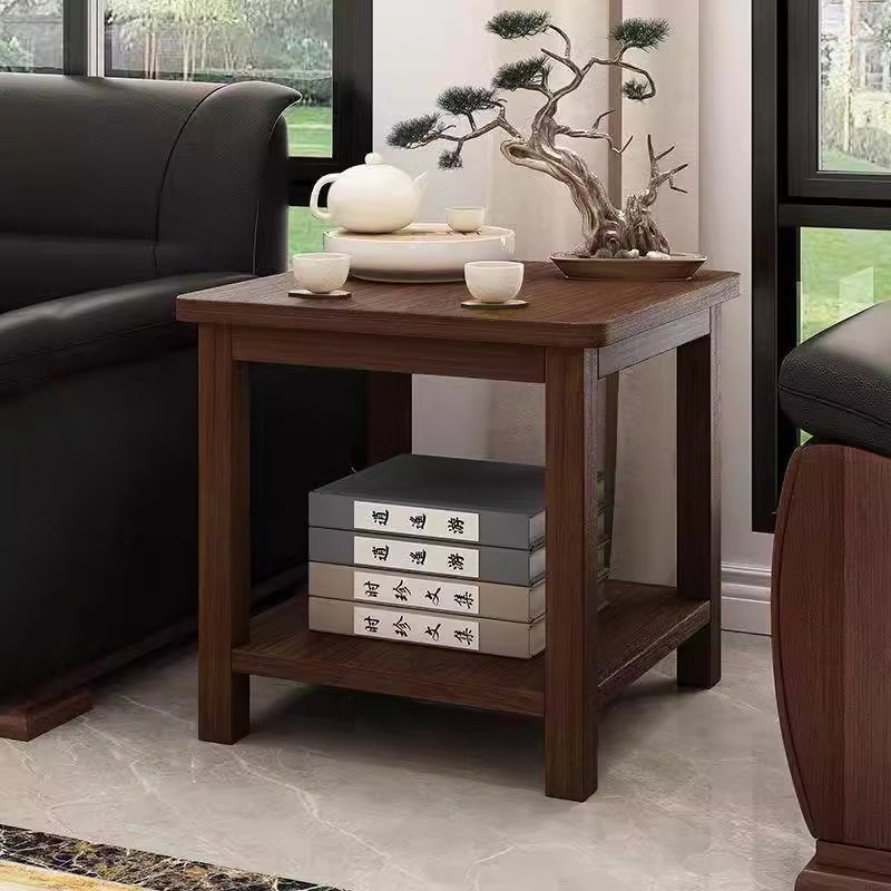 全实木床头柜小型迷你简约现代家用卧室J简易床边置物架方桌小桌