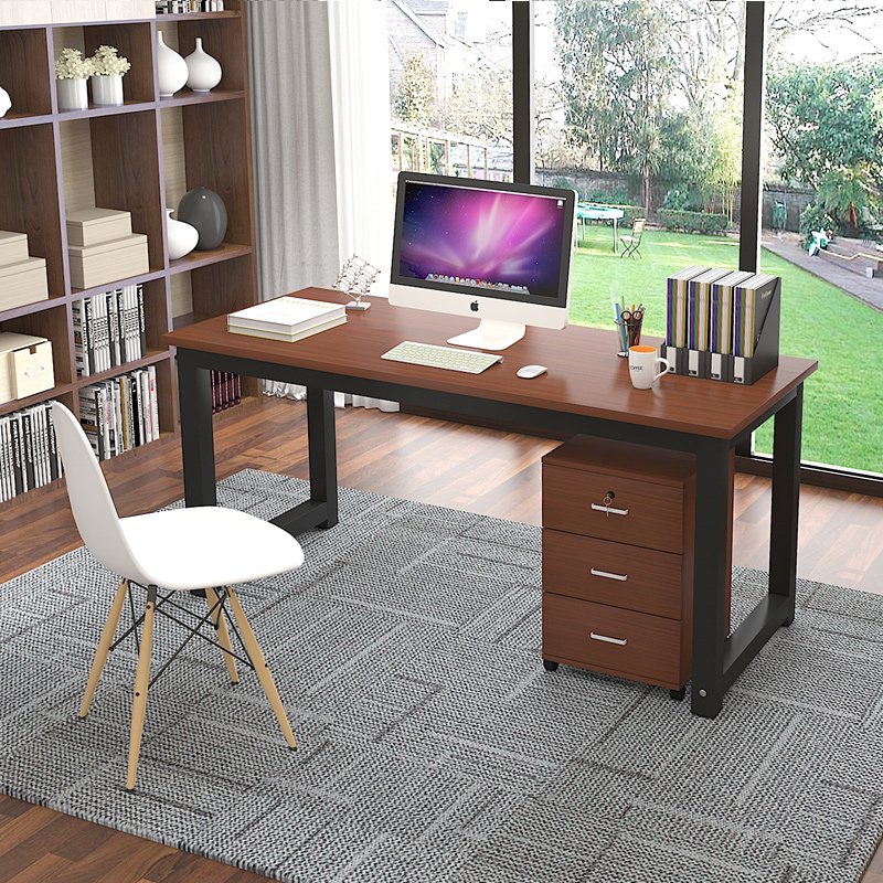 简易电脑台式桌长80 100 120 140 160家H用卧书桌宽40 50 60高75C