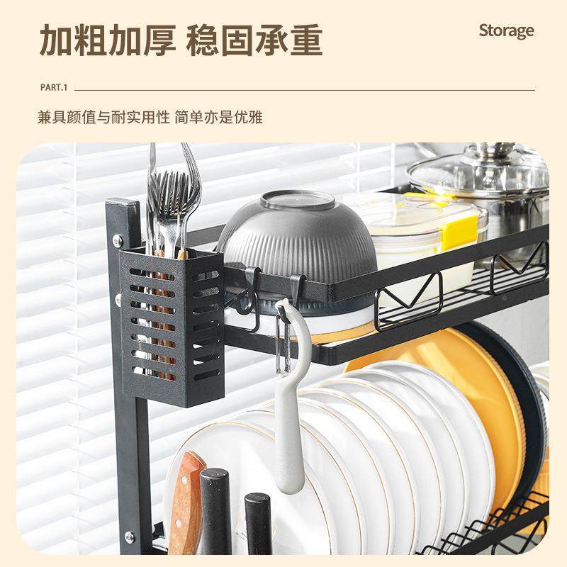 厨房置物双层台碗盘收纳多功能面碗水池收纳沥碟水架TR-3521水槽,厨房/烹饪用具,抹布架/厨房清洁收纳架,淘宝优惠券,粉丝福利购,淘宝优惠卷