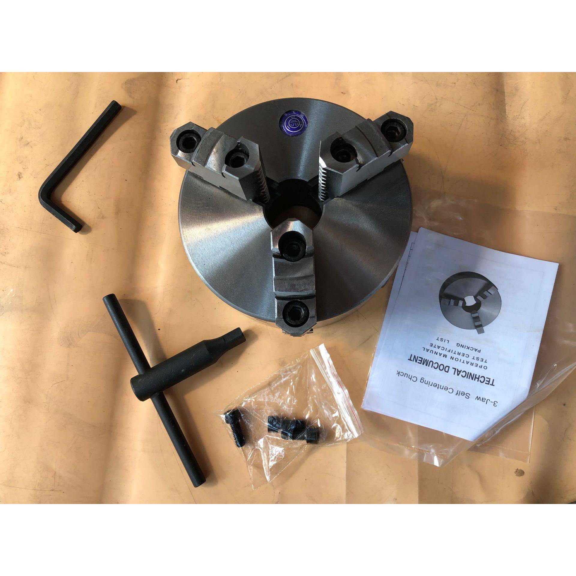 浙江园圆牌牌K1160A三自定心K11160A外卡盘国标准卡盘分离爪A型1