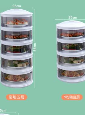 厨房置物架放剩层多收THJ剩纳菜盒架子饭菜盘橱柜家用多功能碗碟