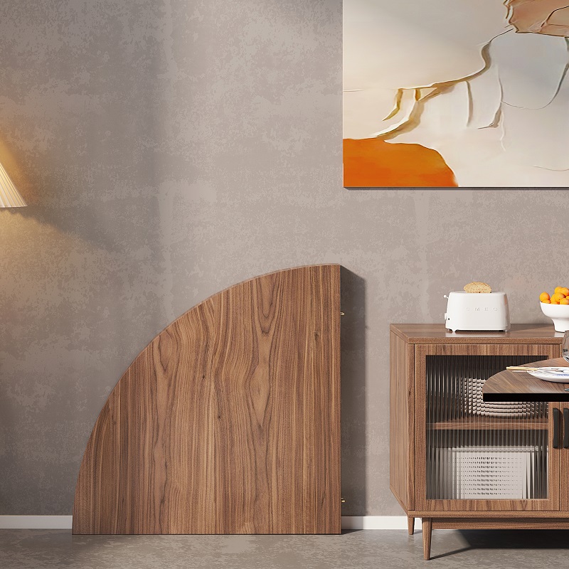 4分台可折叠圆桌面台面餐桌家w用10/15/20人圆形单独大圆桌面板