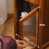 博古架实柜木中式 茶室茶叶架子茶985董架 小古型置物架木架子窄款